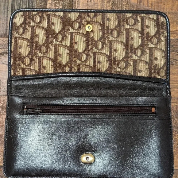 Vintage Christian Dior Monogram Canvas Wallet - Picture 8 of 14